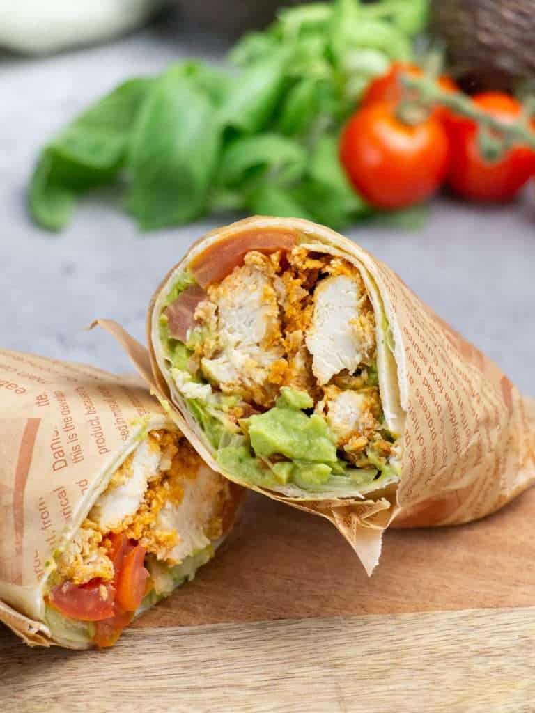 buffalo chicken wrap pin1