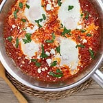One pan Shashuka with feta