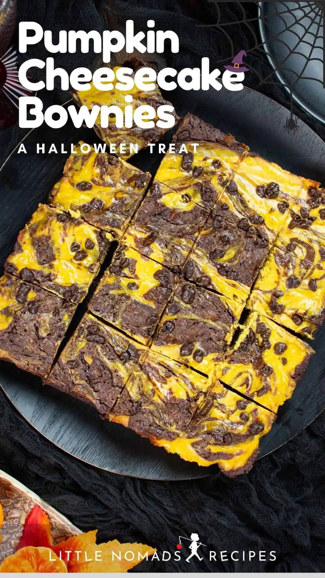 Pumpkin Cheesecake Brownies